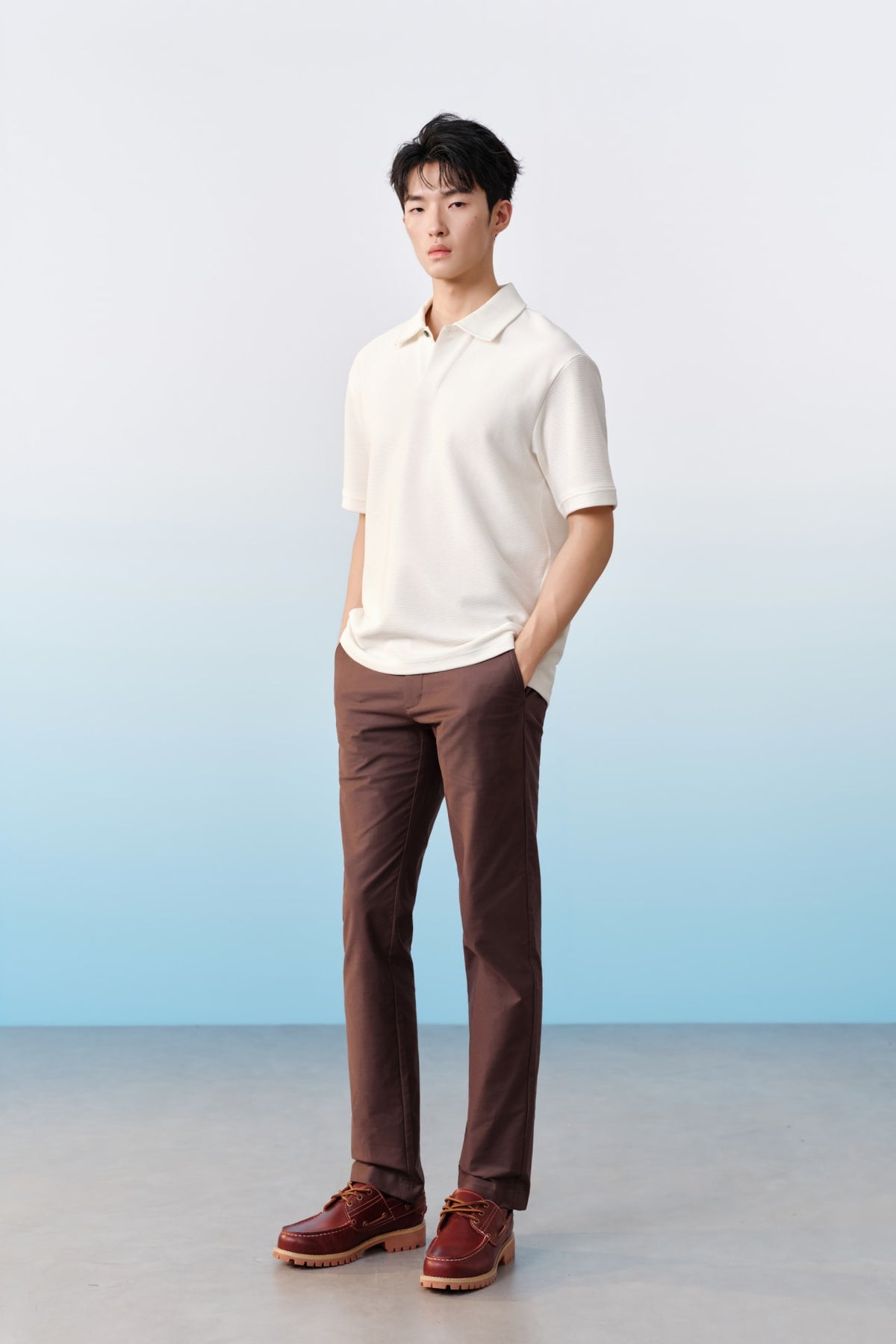 G2000 - Polos - Cotton Blend Ottoman Oversize Polo Tee