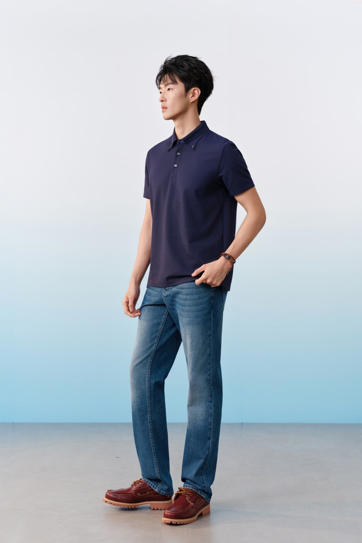G2000 - Polos - Cool Touch Cotton Blend Jacquard Comfort Fit Polo Tee