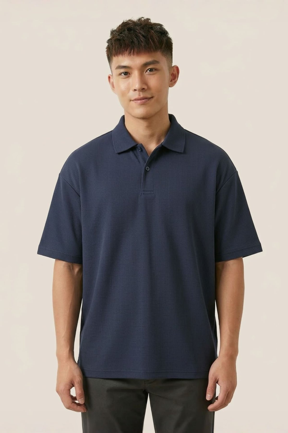 G2000 Polos Cotton Blend Jacquard Comfort Fit Polo Tee Insignia Blue Comfort