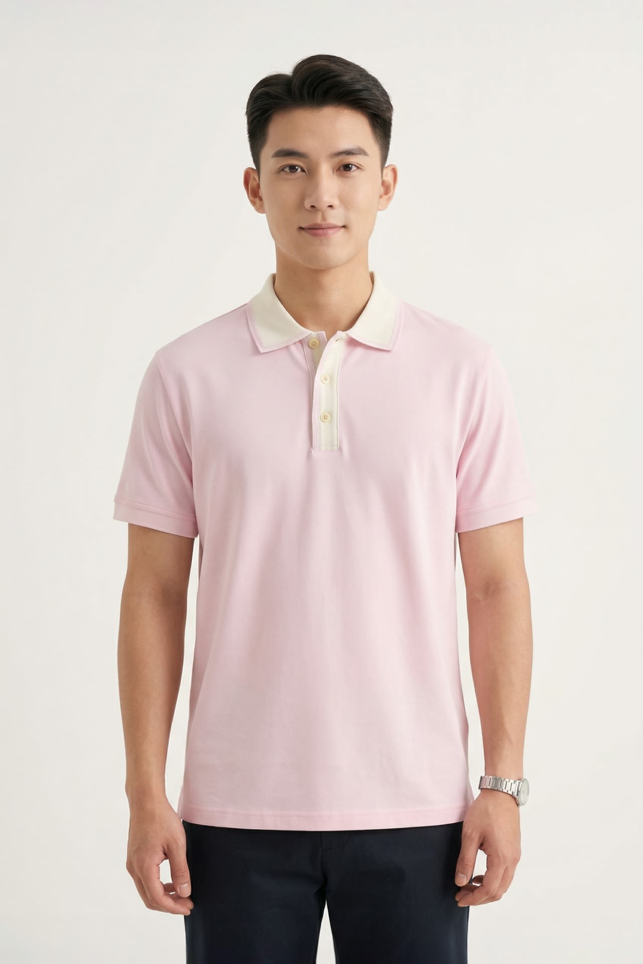 トップス Pedestal polo tee Buy Super Combed Cotton Rich Solid Half Sleeve Polo T-Shirt with