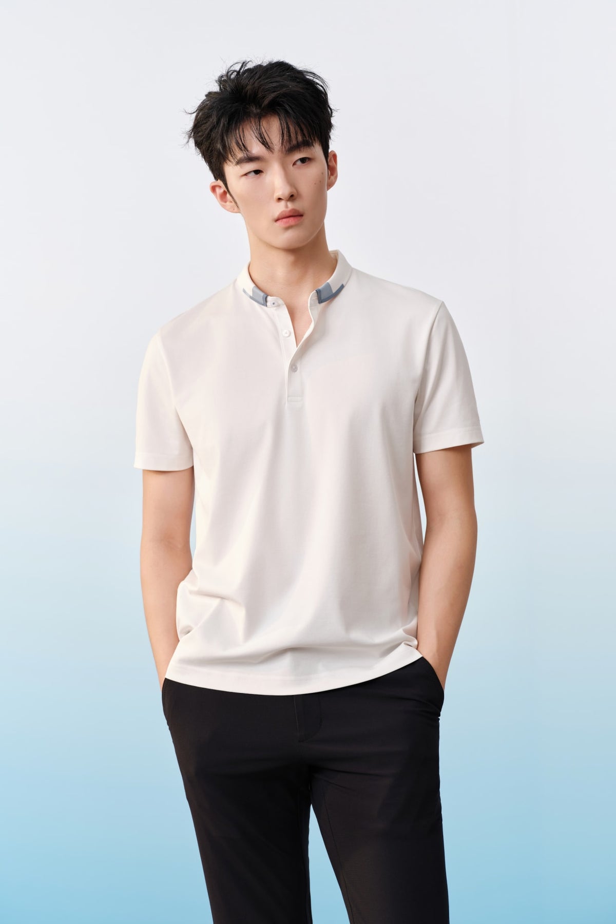 G2000 - Polos - Mercerized Cotton Blend Pique Comfort Fit Polo Tee - Comfort - Gardenia