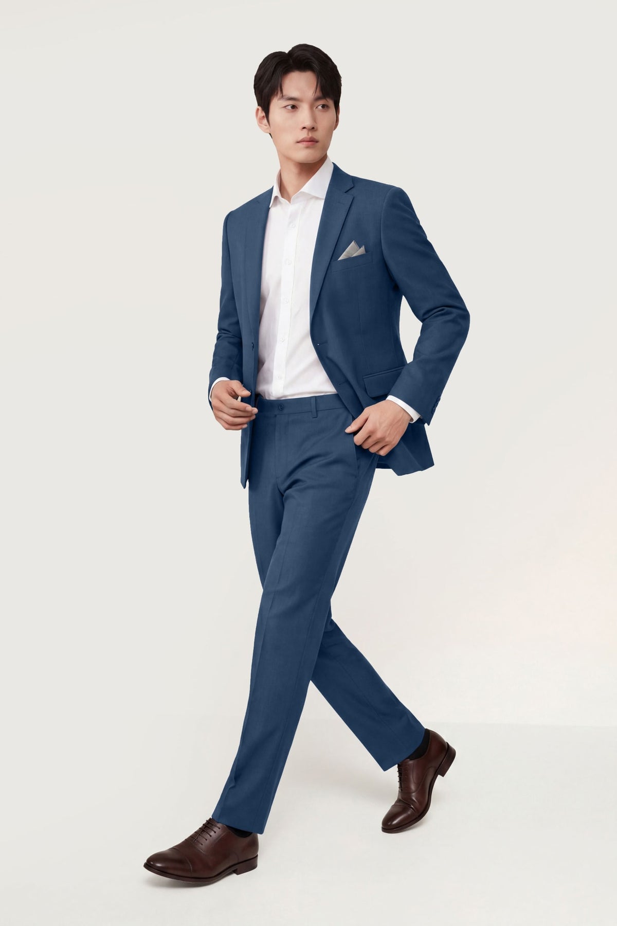 G2000 Pants Machine Washable Poly Twill Smart Fit Suit Pants With Elastic Waistband