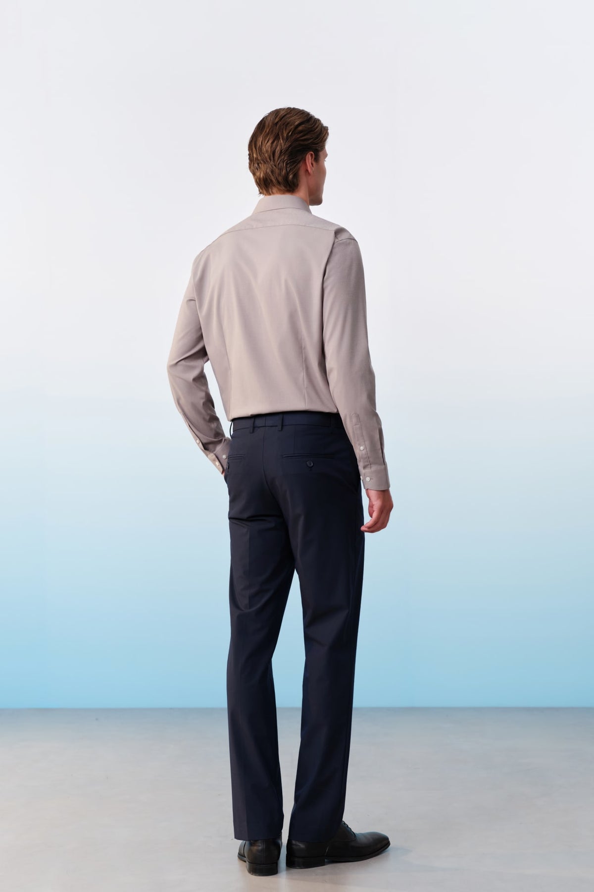 G2000 Pants Multi-Way Stretch Cool Touch Plain Weave Smart Fit Suit Pants With Elastic Waistband
