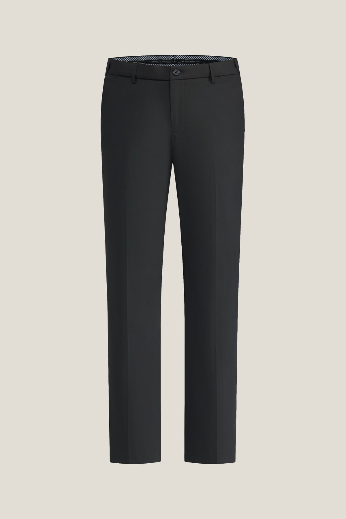 G2000 Pants Multi-Way Stretch Cool Touch Plain Weave Smart Fit Suit Pants With Elastic Waistband Anthracite Elastic Smart