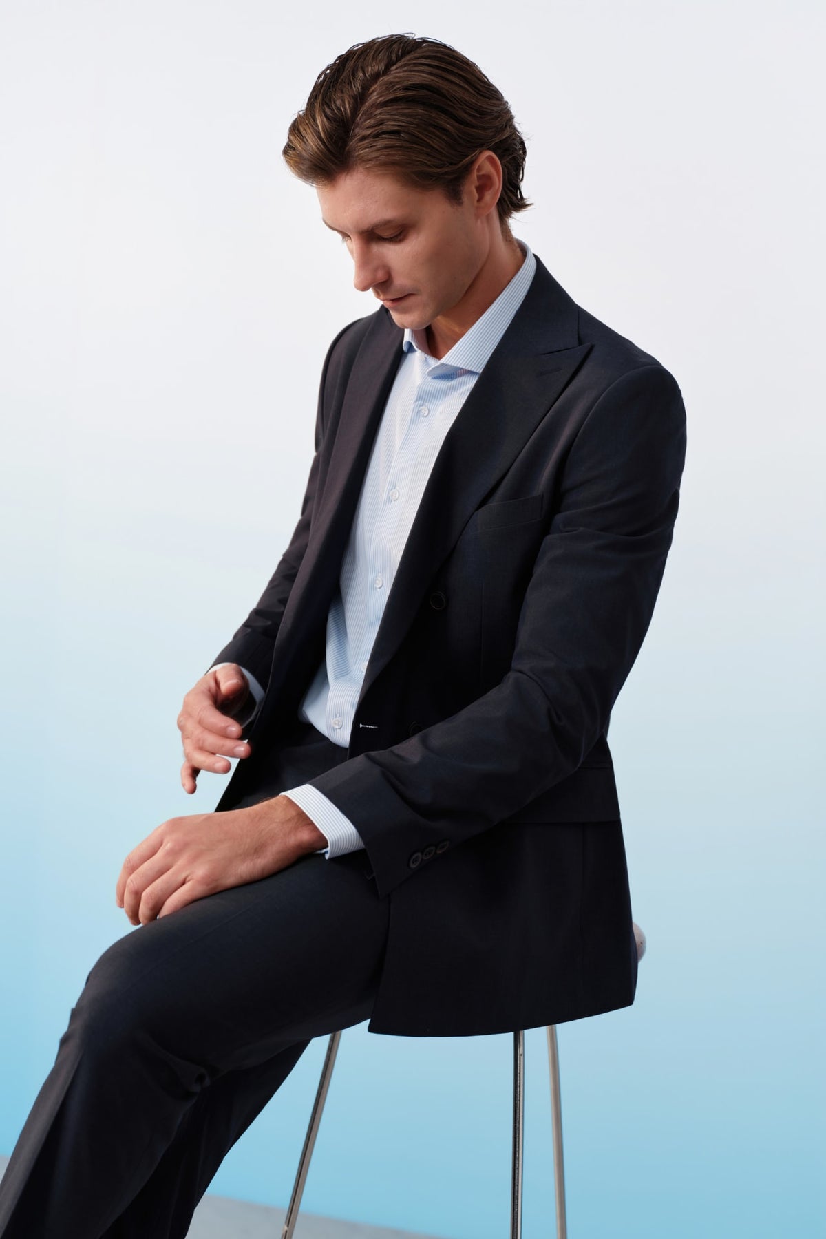 G2000 Pants Three-Proof Finish Plain Weave Regular Fit Suit Pants