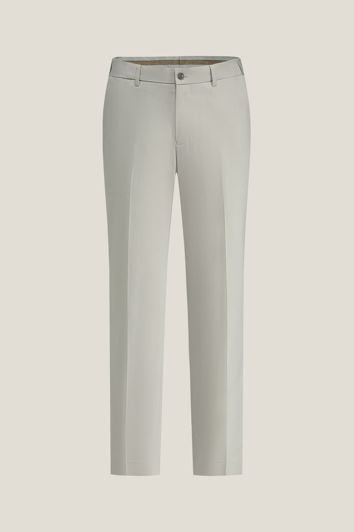 G2000 Pants Three-Proof Finish Plain Weave Smart Fit Suit Pants With Elastic Waistband Indian Tan Elastic Smart