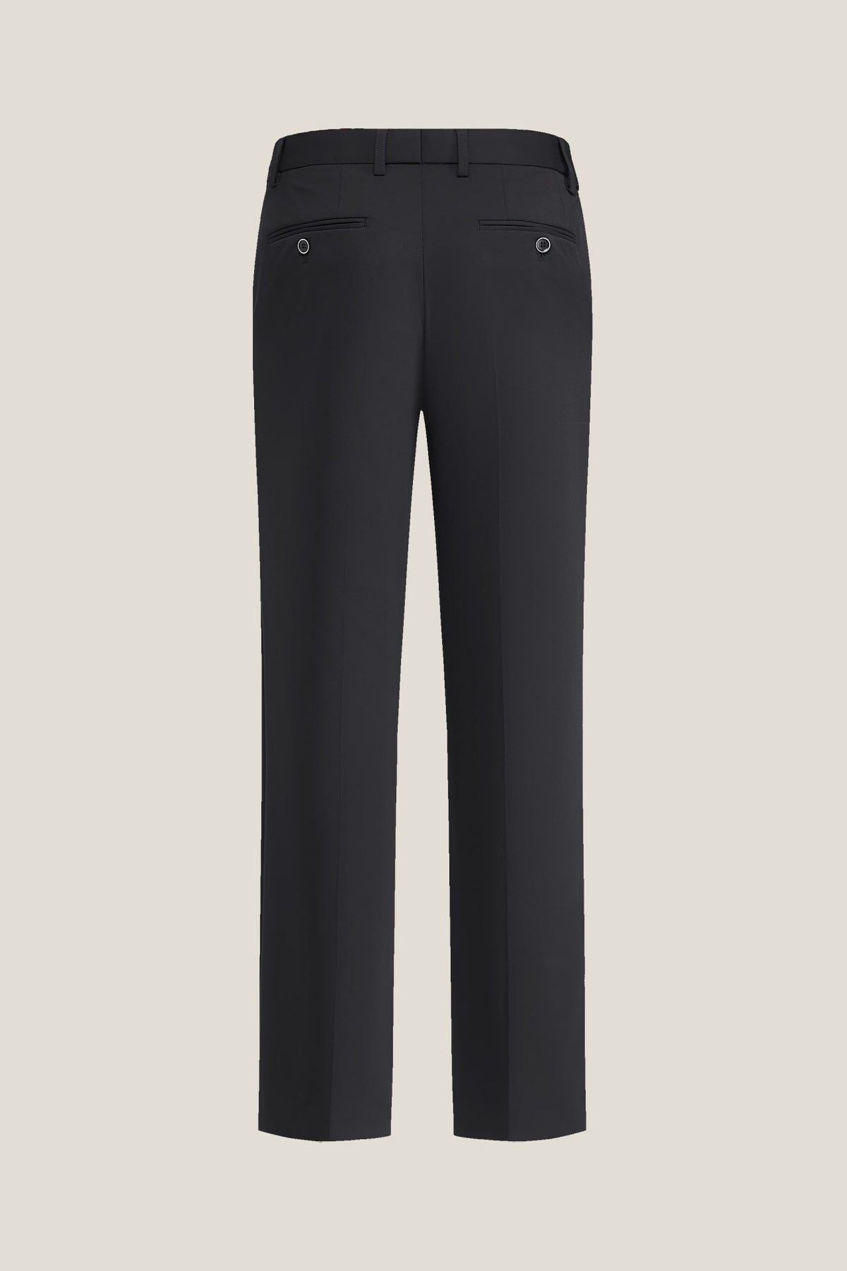 Multi-Way Stretch Silk Blend Regular Fit Suit Pants