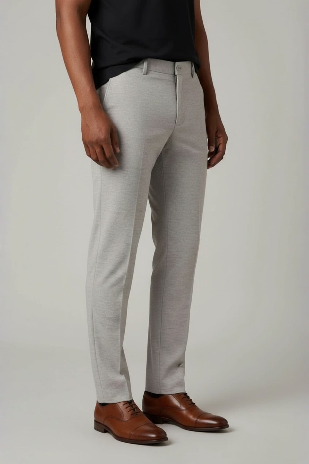 G2000 Pants Multi-Way Stretch Linen Lyocell Blend Plain Weave Slim Fit Suit Pants