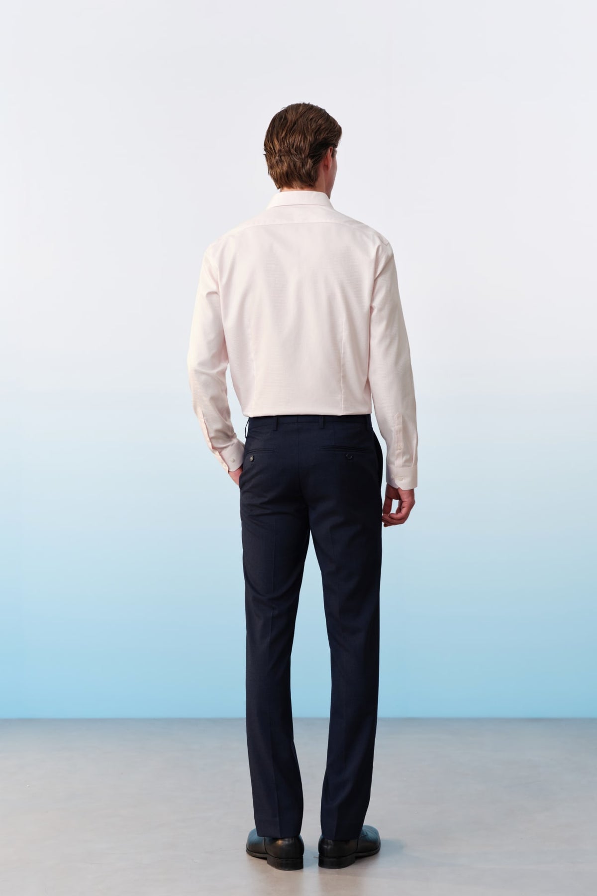 G2000 Pants Poly Blend Textured Stretch Slim Fit Suit Pants