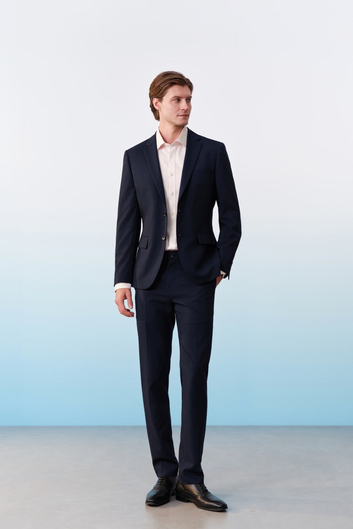 G2000 Pants Poly Blend Textured Stretch Slim Fit Suit Pants