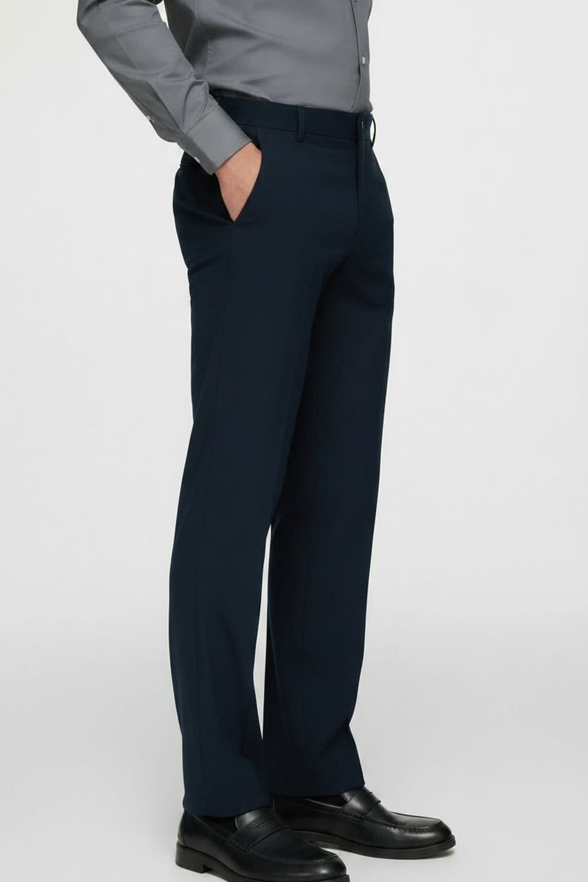 G2000 - Pants - Quick Dry Wicking Poly Blend Twill Slim Fit Suit Pants