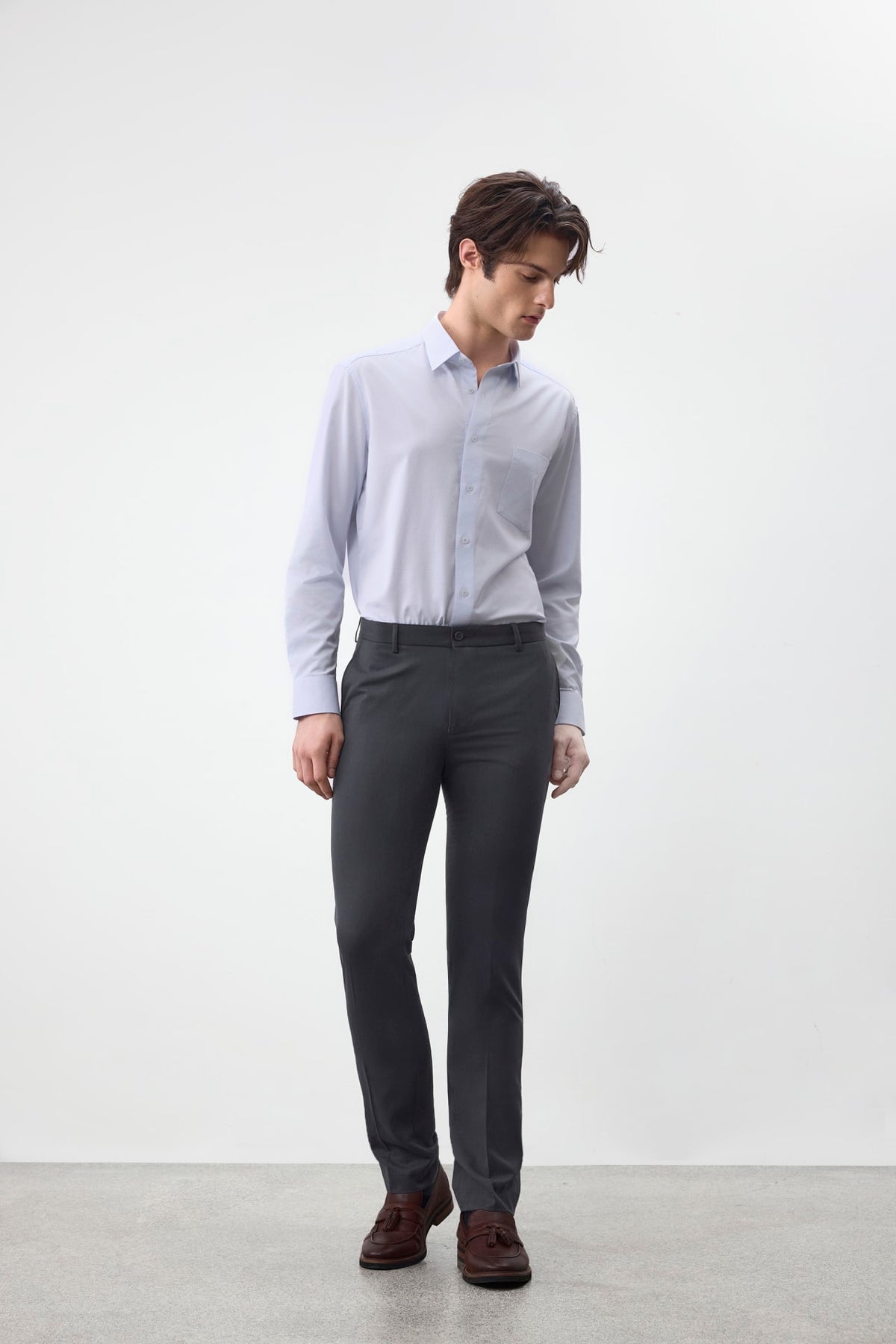 G2000 - Pants - Quick Dry Wicking Poly Blend Twill Slim Fit Suit Pants