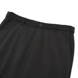 Quick Dry Wicking Poly Blend Twill Slim Fit Suit Pants