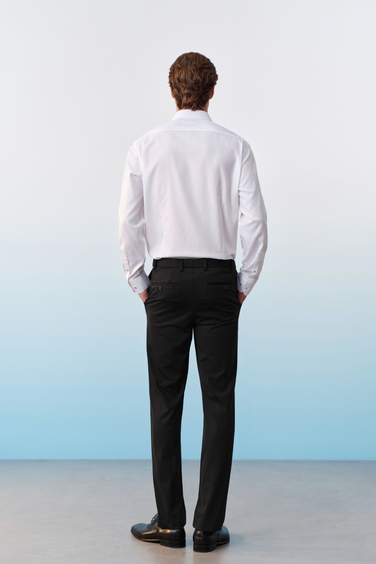 G2000 - Pants - Cool Touch Nylon Stretch Knit Print Smart Fit Suit Pants With Elastic Waistband