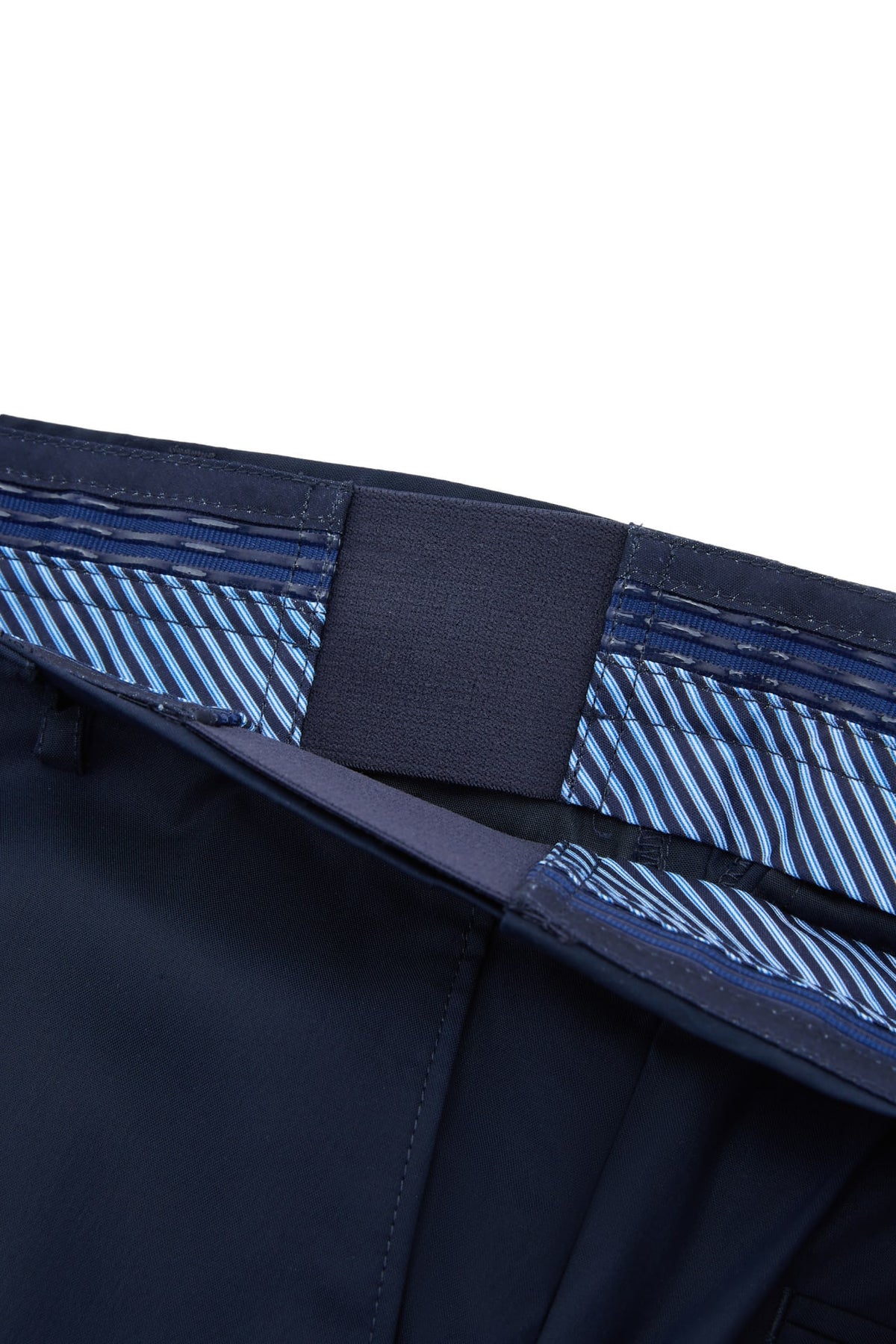 G2000 Pants Lyocell Blend Twill Smart Fit Suit Pants With Elastic Waistband