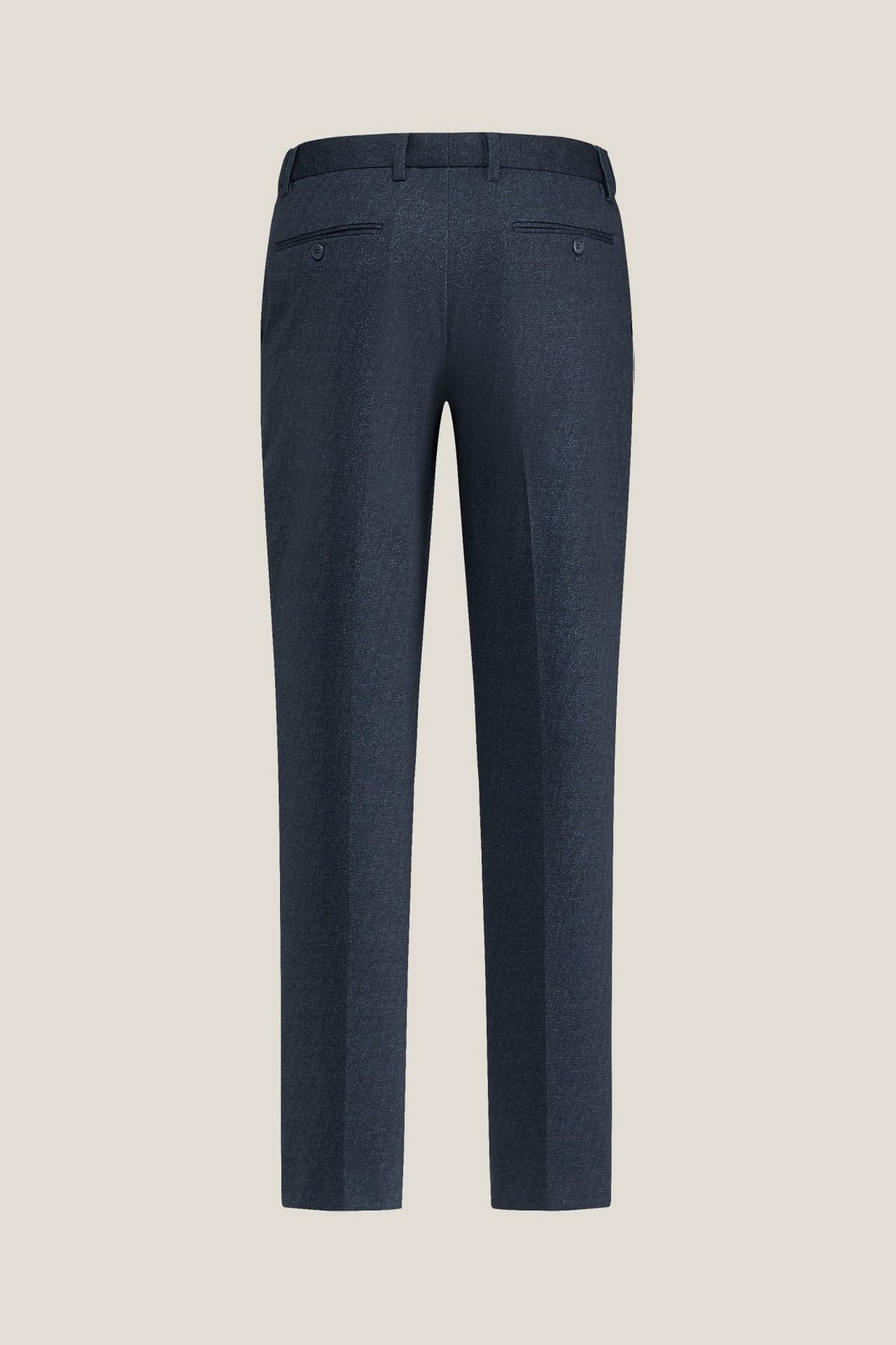 G2000 Pants Anti-Bacterial Poly Blend Strecth Knit Print Smart Fit Suit Pants With Elastic Waistband