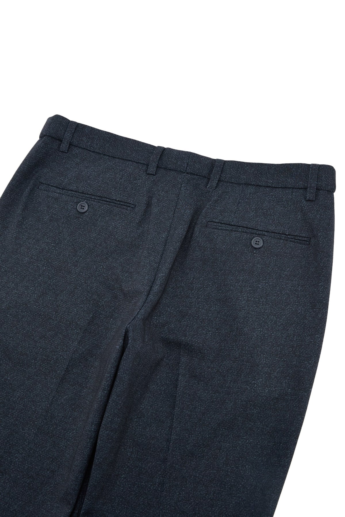 G2000 - Pants - Anti-Bacterial Poly Blend Strecth Knit Print Smart Fit Suit Pants With Elastic Waistband