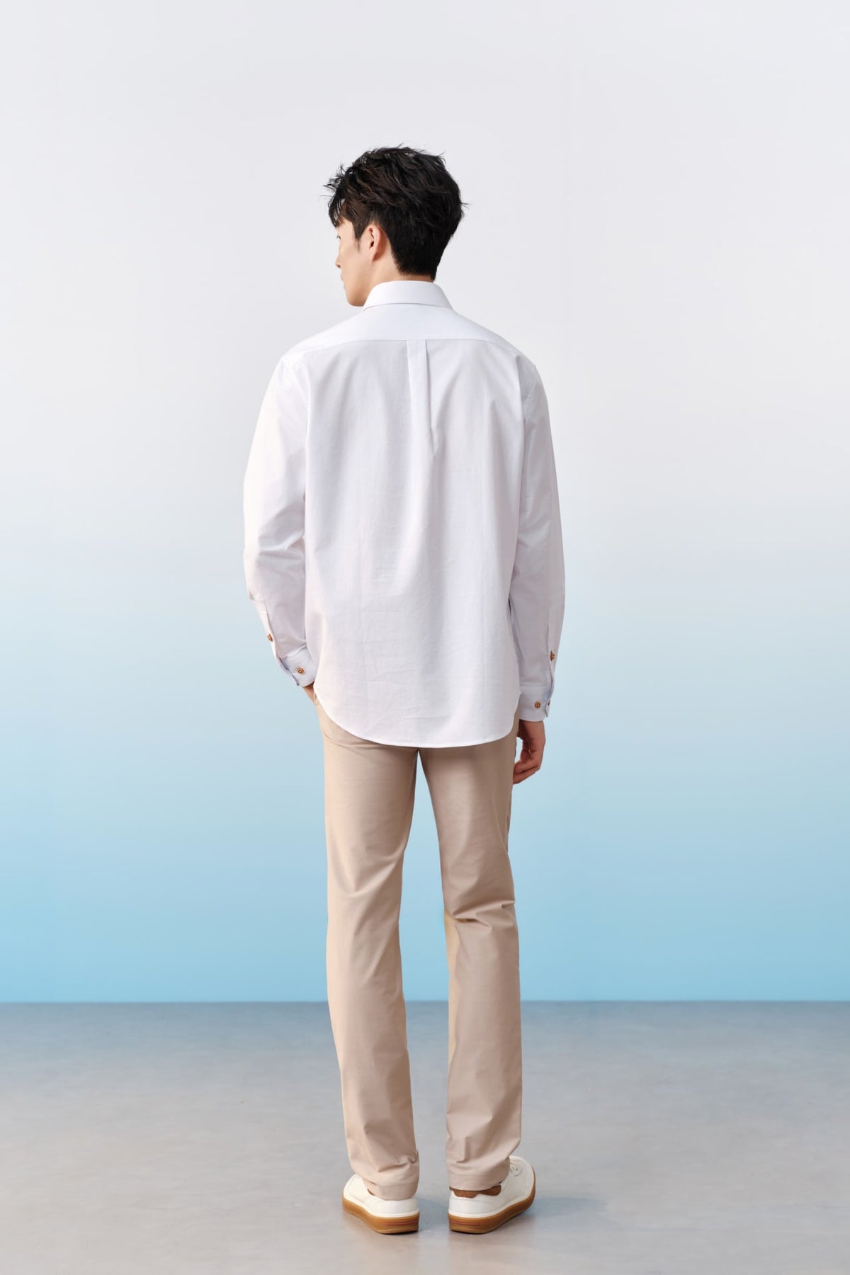G2000 Pants Cotton Blend Stretch Twill Slim Tapered Fit Casual Pants