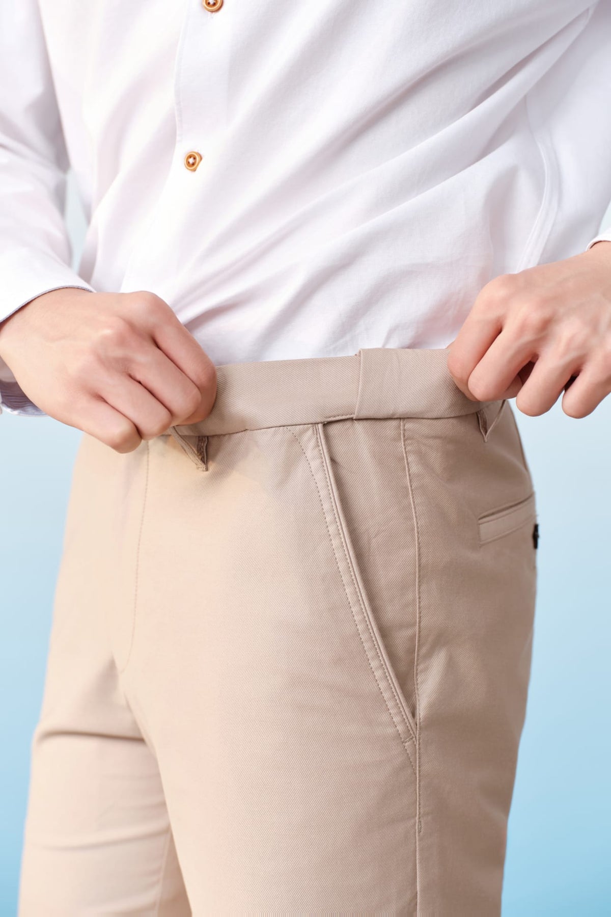 G2000 Pants Cotton Blend Stretch Twill Slim Tapered Fit Casual Pants