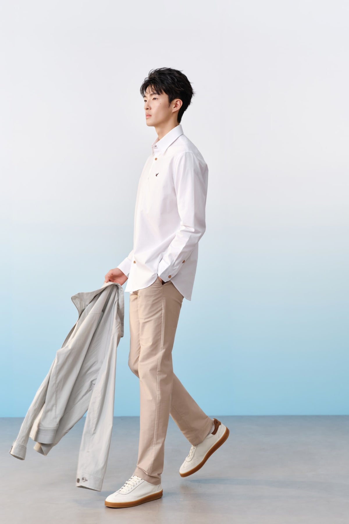 G2000 Pants Cotton Blend Stretch Twill Slim Tapered Fit Casual Pants