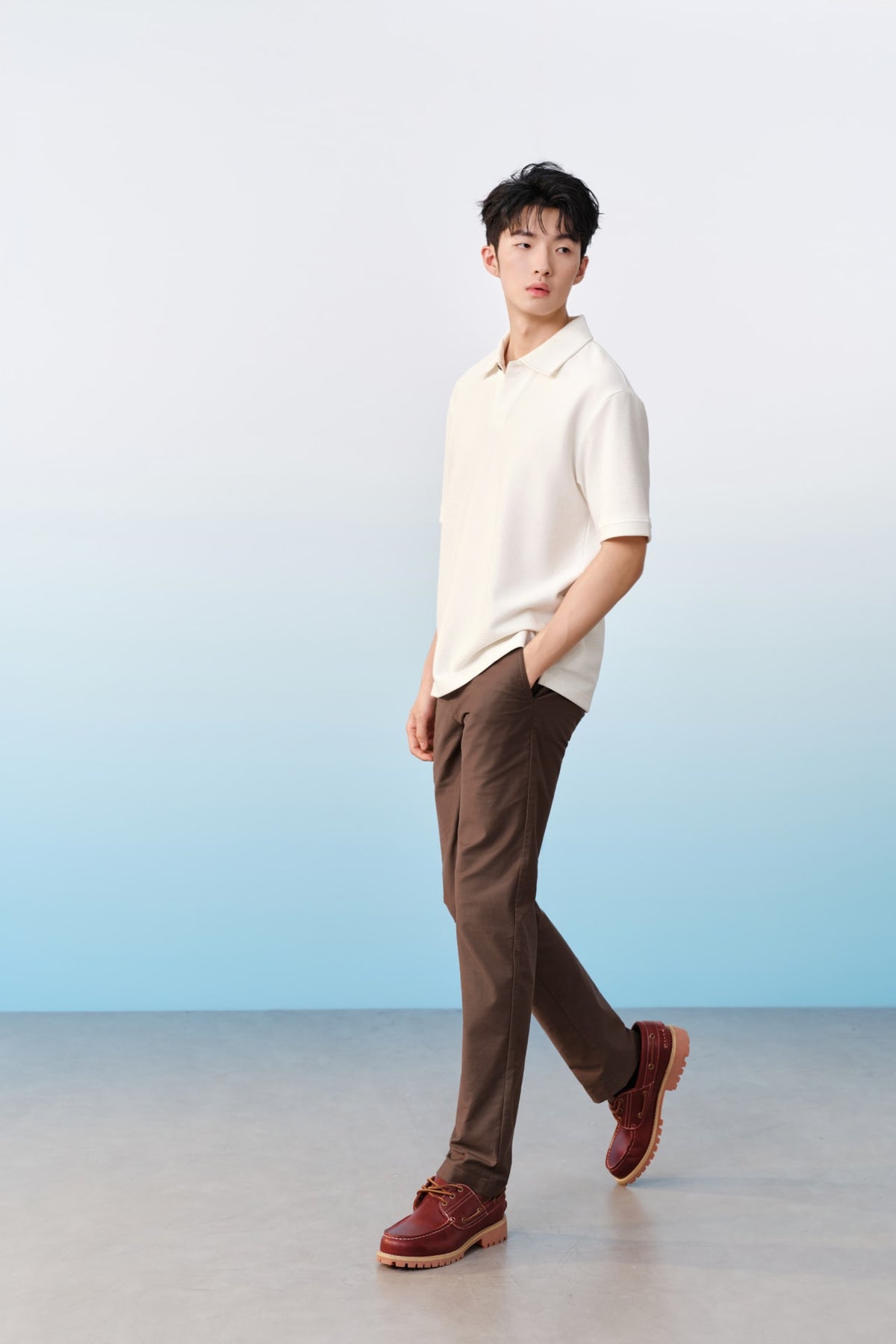 G2000 Pants Cotton Blend Stretch Twill Slim Tapered Fit Casual Pants
