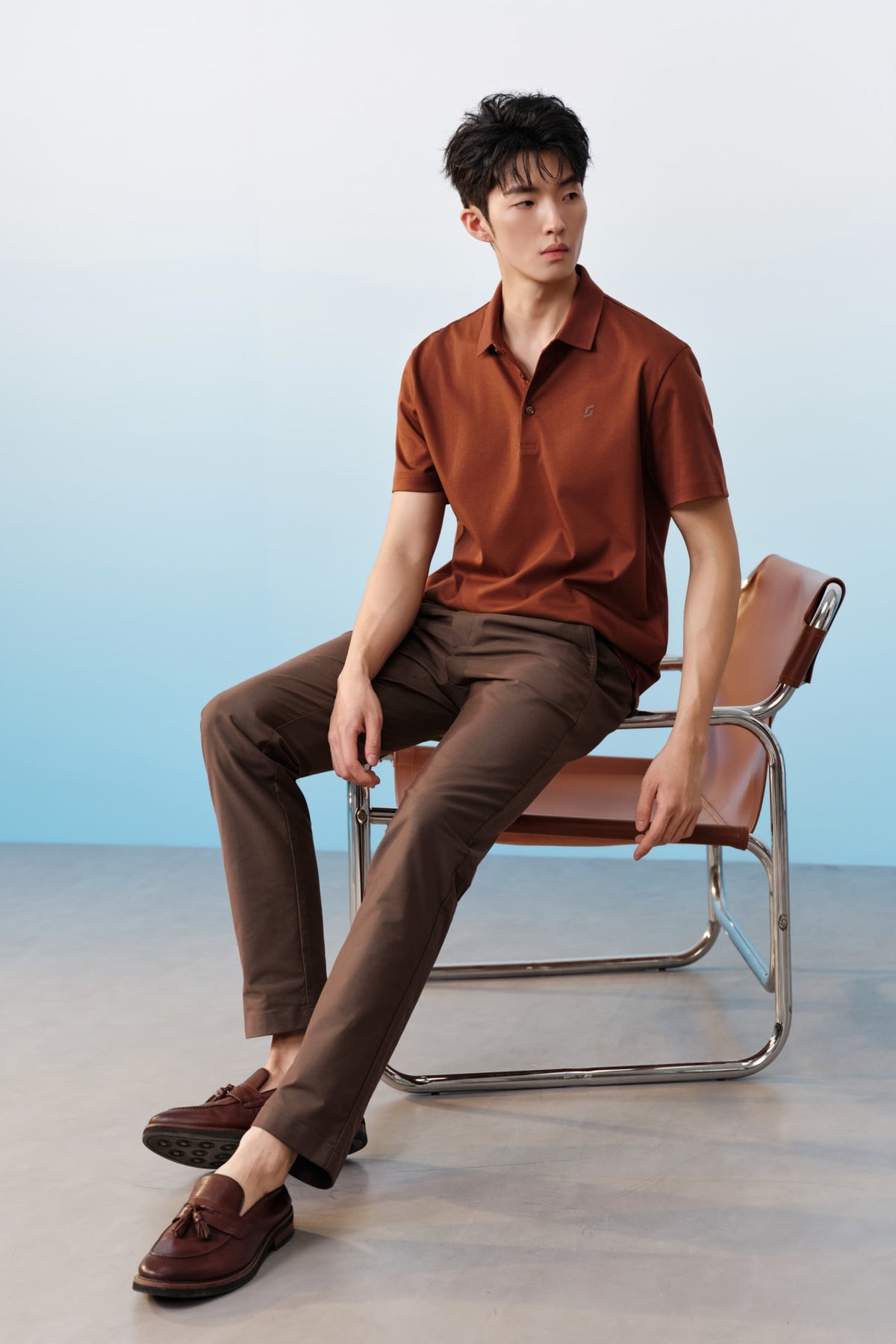 G2000 Pants Cotton Blend Stretch Twill Slim Tapered Fit Casual Pants