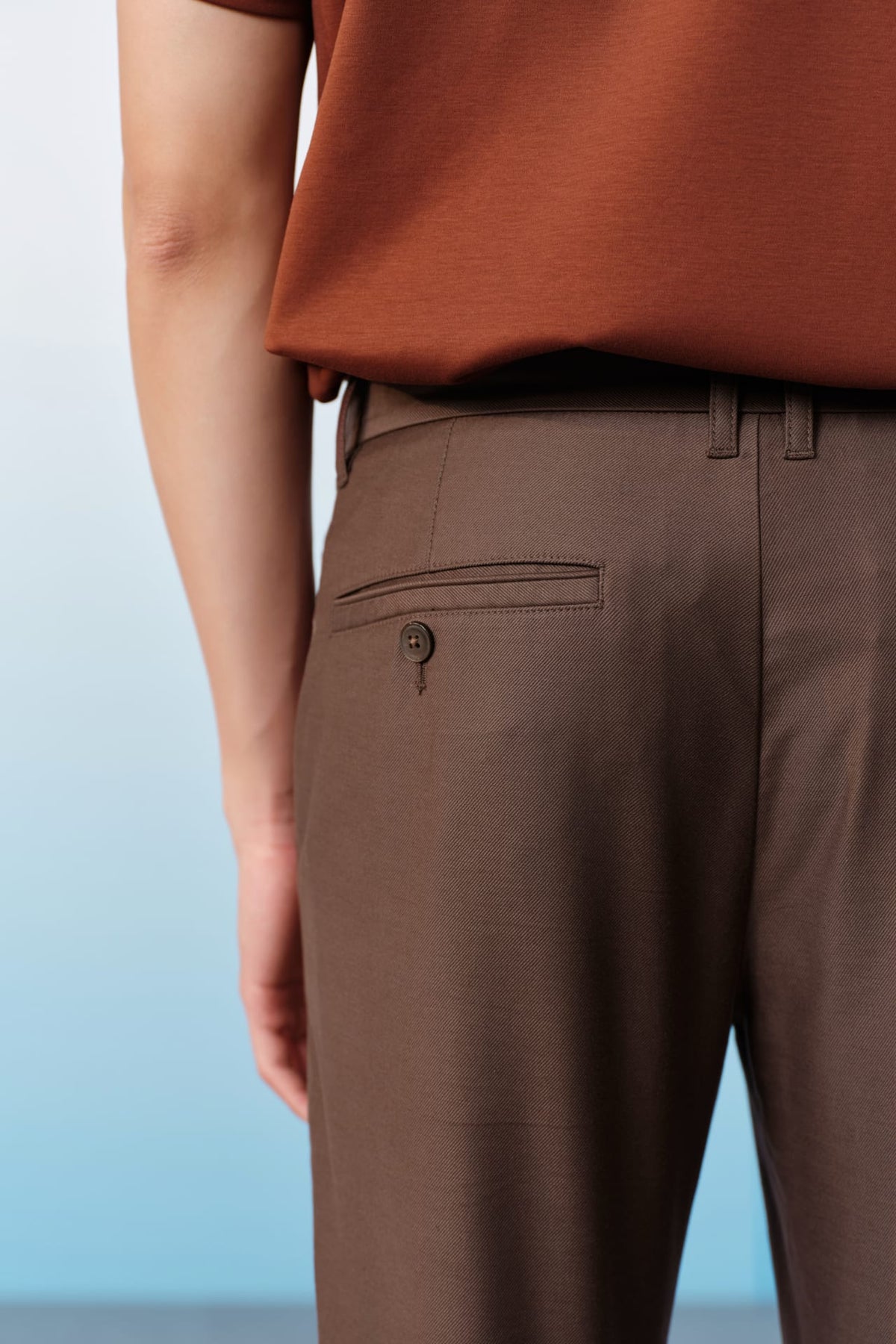 G2000 Pants Cotton Blend Stretch Twill Slim Tapered Fit Casual Pants