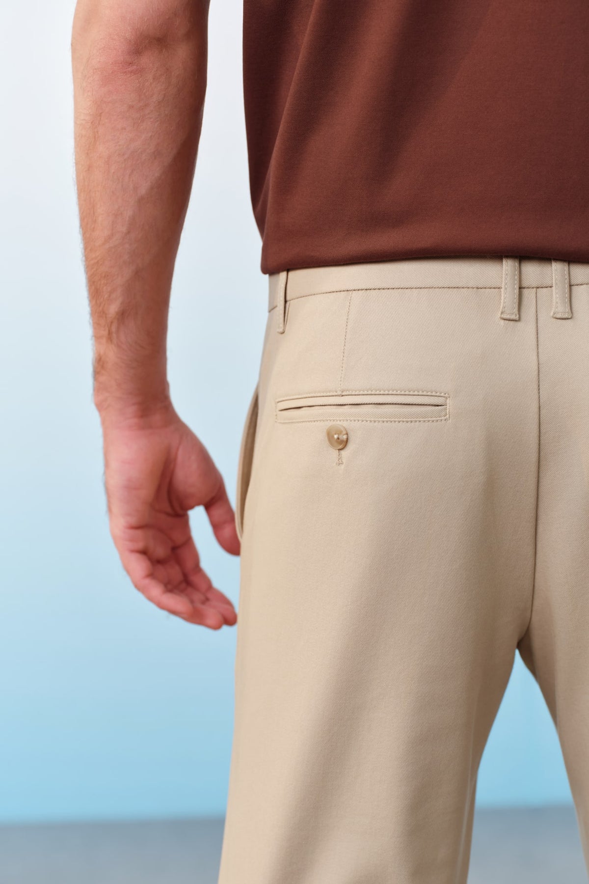 G2000 - Pants - Stain Resistance Cotton Blend Stretch Twill Slim Tapered Fit Casual Pants