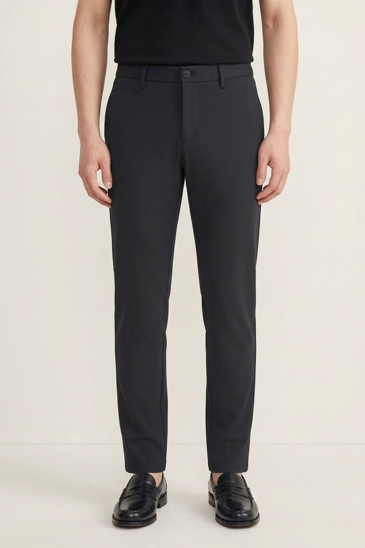 G2000 Pants Stain Resistance Cotton Blend Stretch Twill Slim Tapered Fit Casual Pants Anthracite Slim Tapered