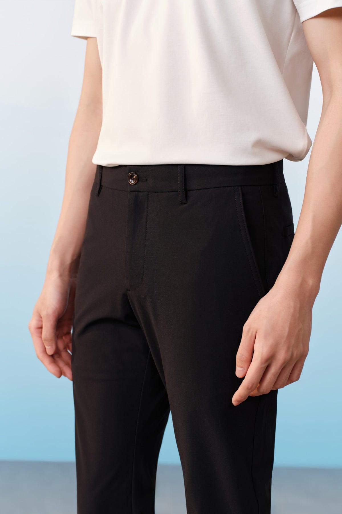 G2000 - Pants - Multi-Way Stretch Poly Knit Ottoman Slim Tapered Fit Casual Pants