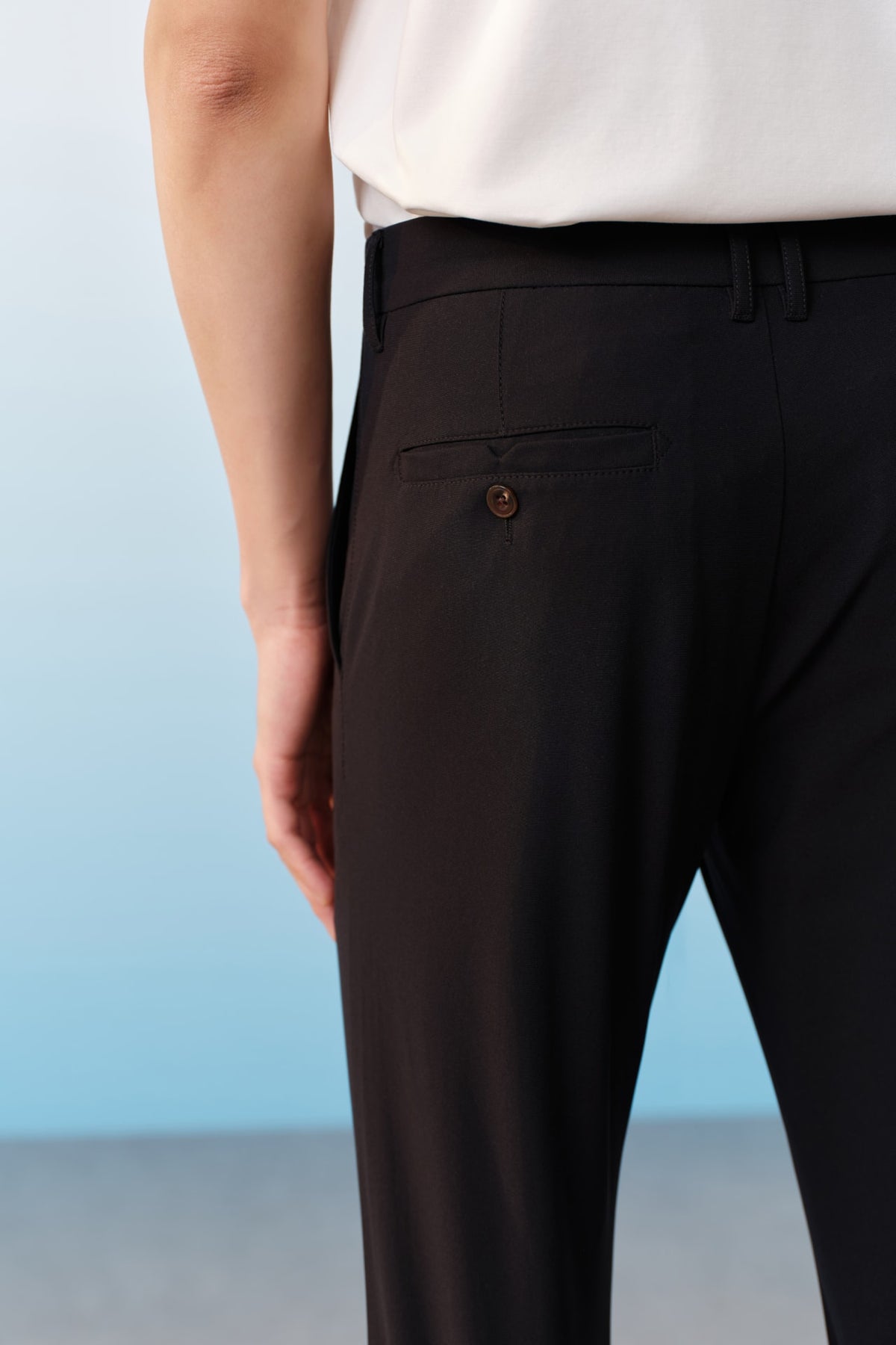 G2000 - Pants - Multi-Way Stretch Poly Knit Ottoman Slim Tapered Fit Casual Pants