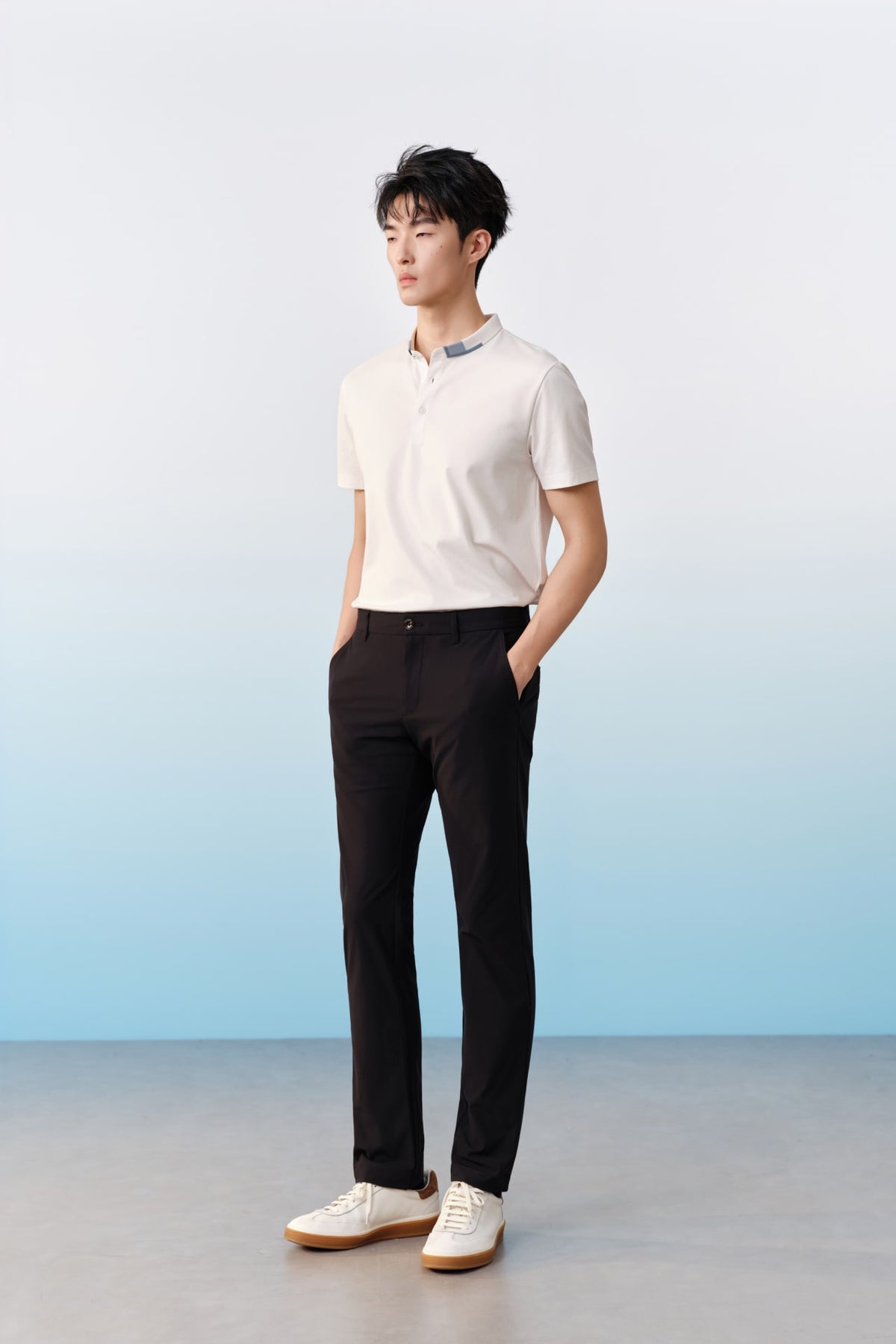 G2000 - Pants - Multi-Way Stretch Poly Knit Ottoman Slim Tapered Fit Casual Pants