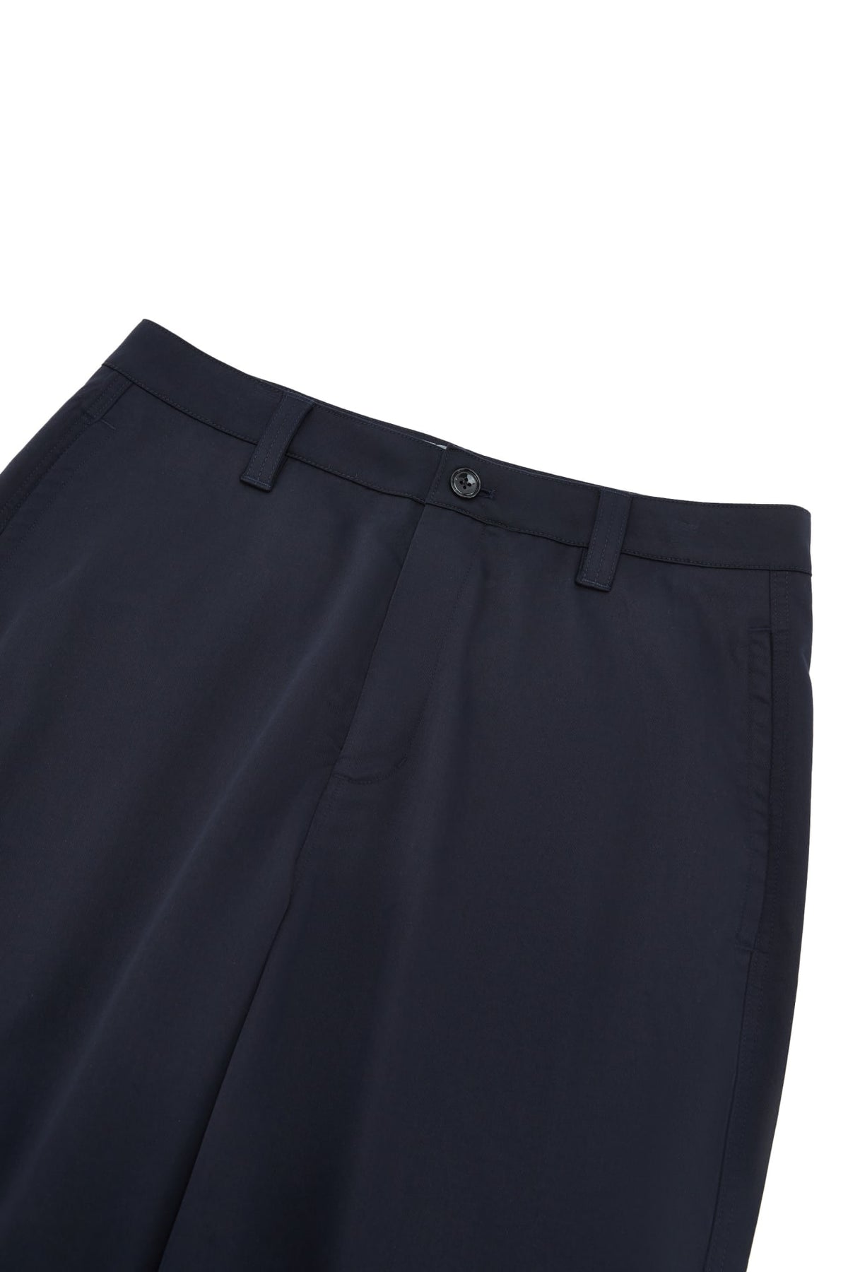 G2000 - Pants - Lyocell Blend Twill Wide Straight Fit Casual Pants