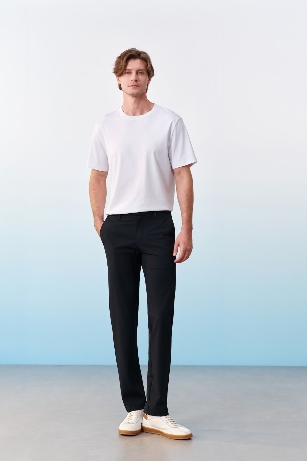 G2000 Pants Multi-Way Stretch Anti UV Poly Twill Smart Fit Casual Pants With Elastic Waistband