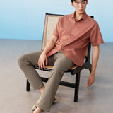 Multi-Way Stretch Lyocell Blend Twill Smart Fit Casual Pants