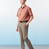 Multi-Way Stretch Lyocell Blend Twill Smart Fit Casual Pants