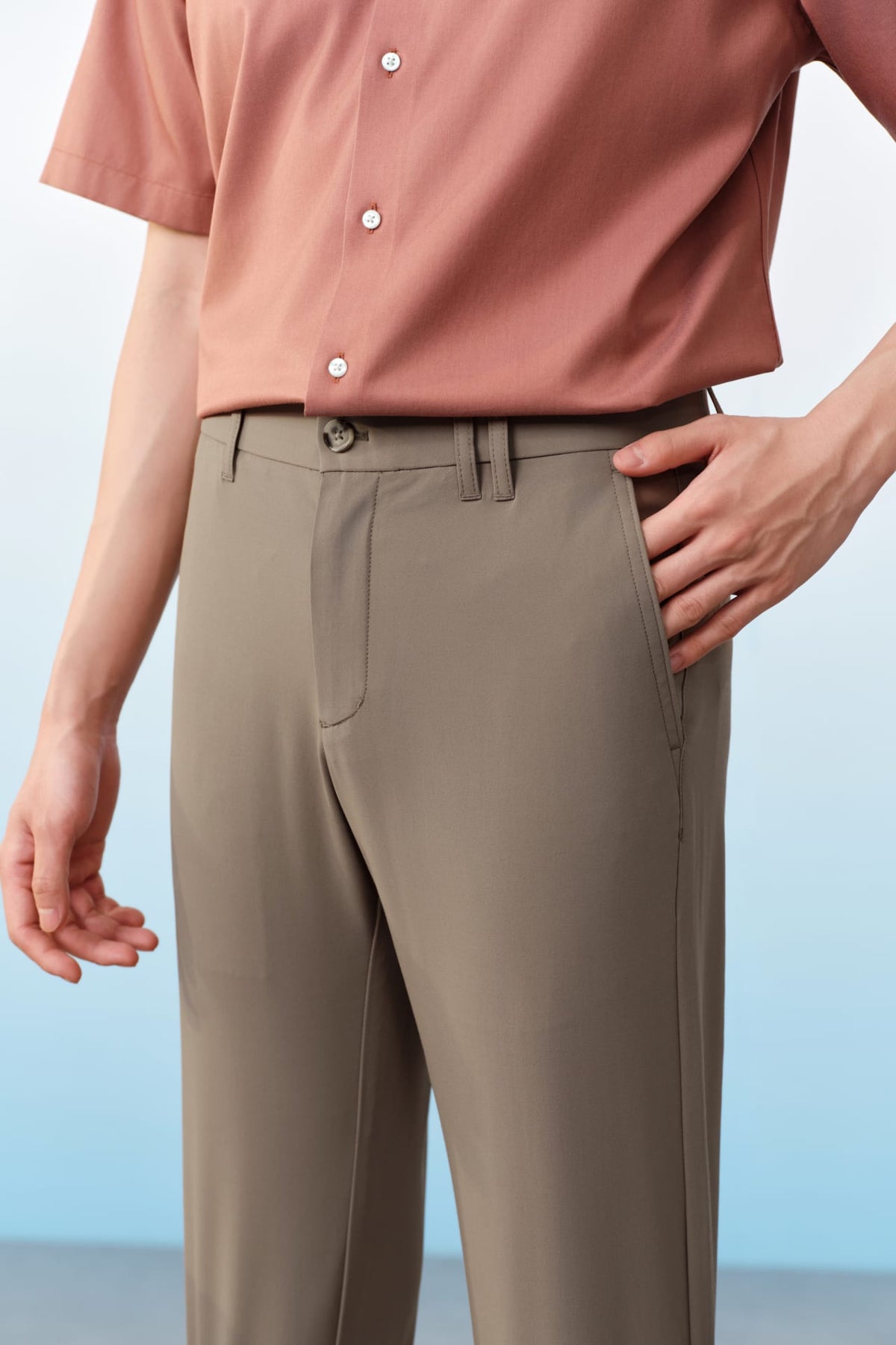 G2000 - Pants - Multi-Way Stretch Lyocell Blend Twill Smart Fit Casual Pants