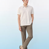 Multi-Way Stretch Lyocell Blend Twill Smart Fit Casual Pants
