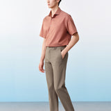 Multi-Way Stretch Lyocell Blend Twill Smart Fit Casual Pants