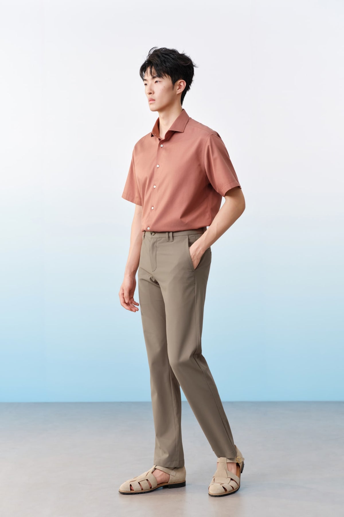 G2000 - Pants - Multi-Way Stretch Lyocell Blend Twill Smart Fit Casual Pants