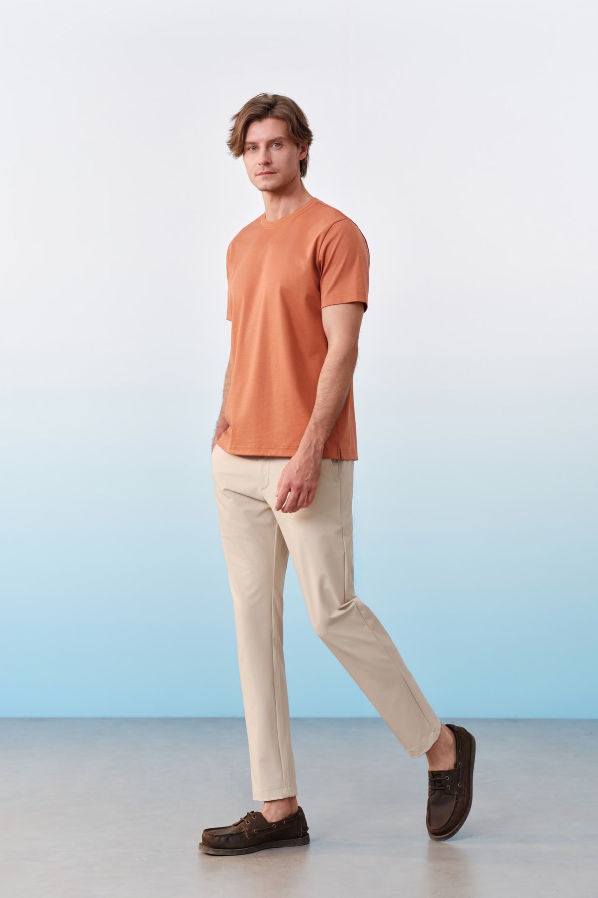 G2000 - Pants - Multi-Way Stretch Nylon Twill Extra Slim Fit Casual Pants