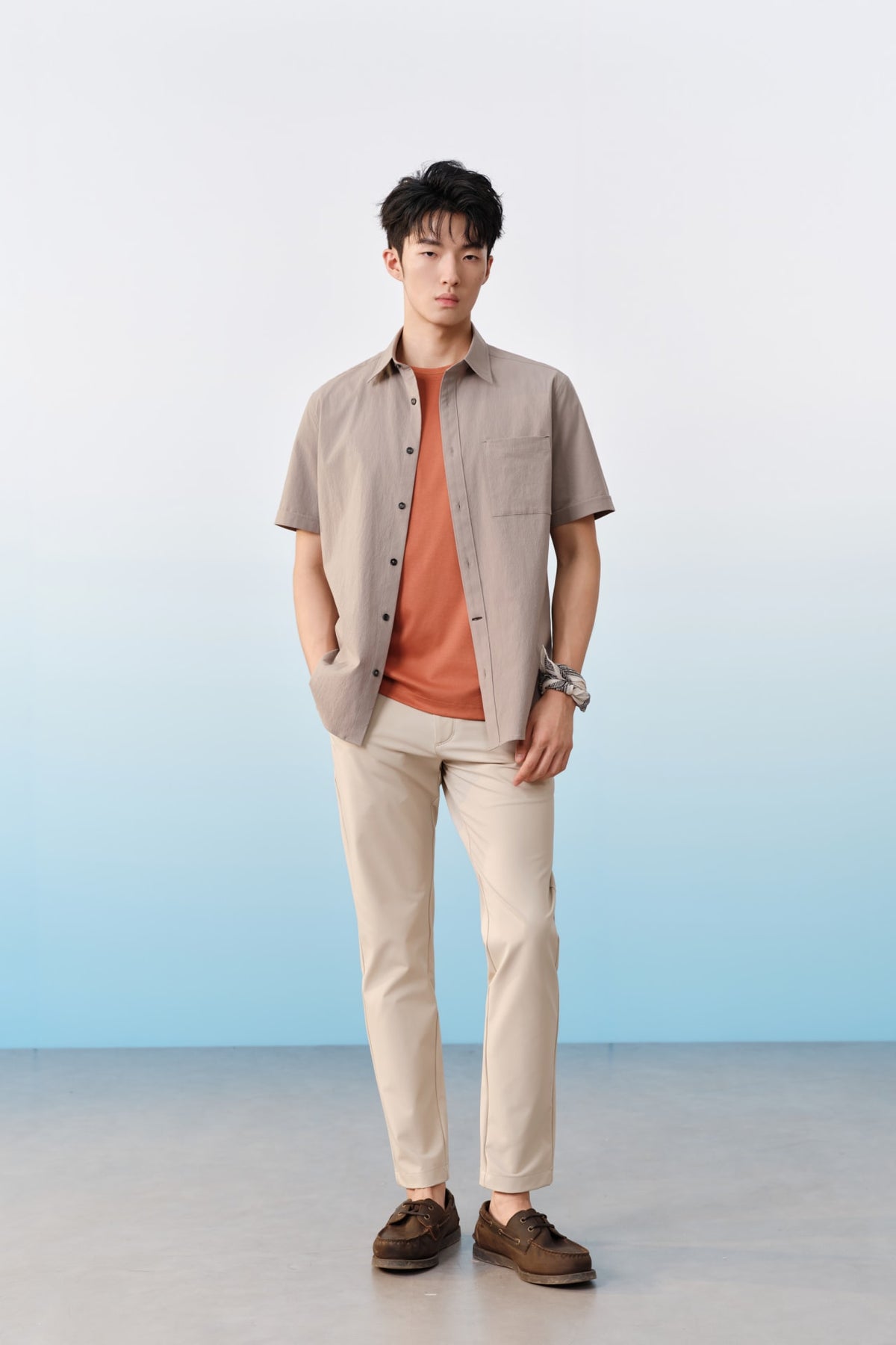 G2000 Pants Multi-Way Stretch Nylon Twill Extra Slim Fit Casual Pants