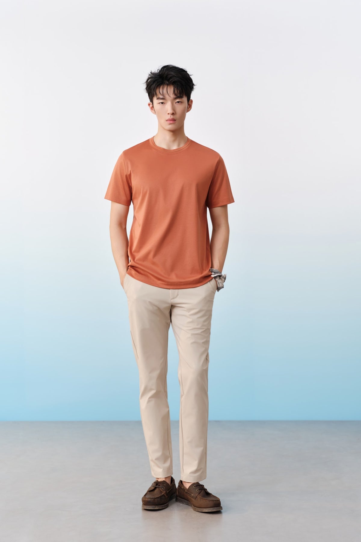 G2000 - Pants - Multi-Way Stretch Nylon Twill Extra Slim Fit Casual Pants