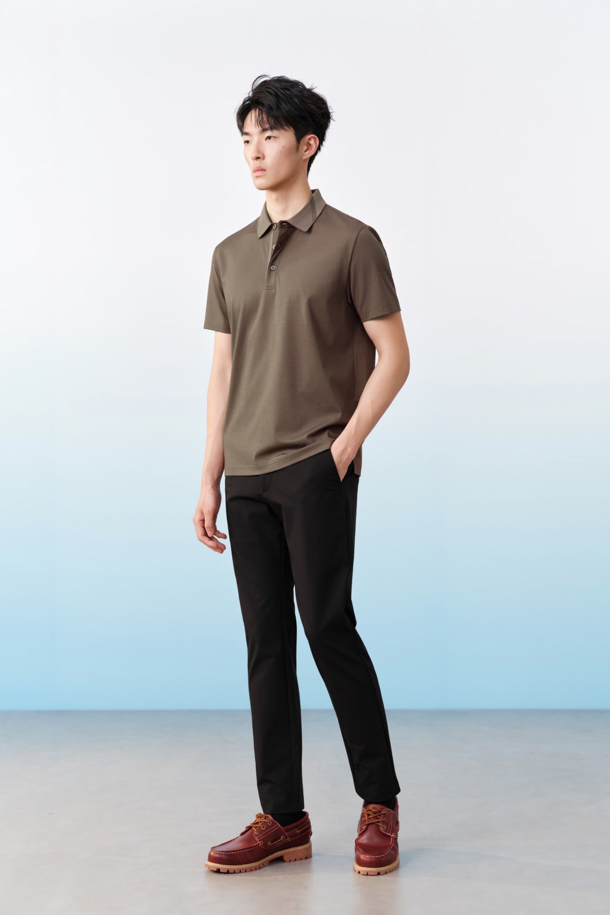 G2000 - Pants - Multi-Way Stretch Nylon Twill Extra Slim Fit Casual Pants