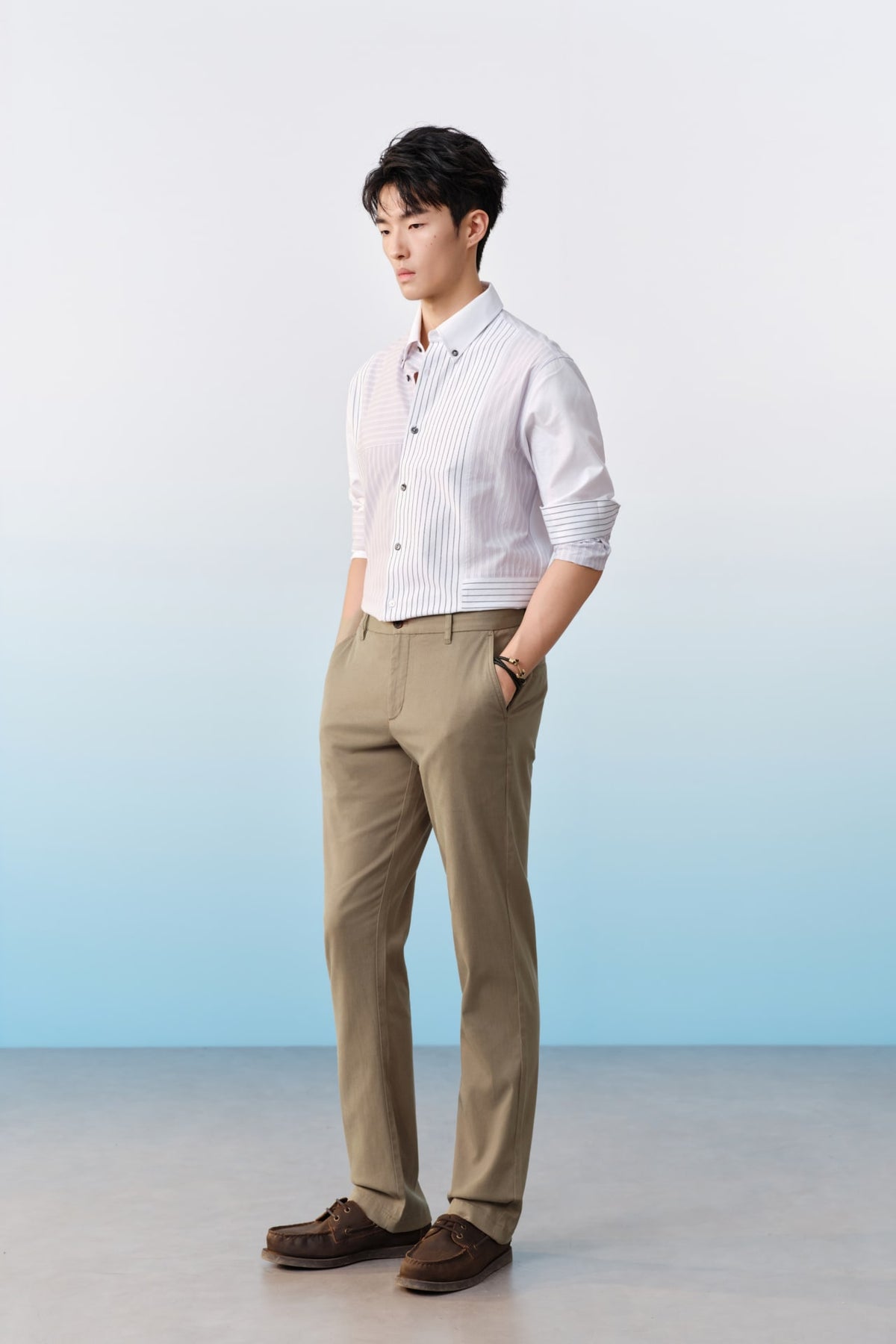 G2000 Pants Lyocell Blend Stretch Twill Regular Fit Casual Pants