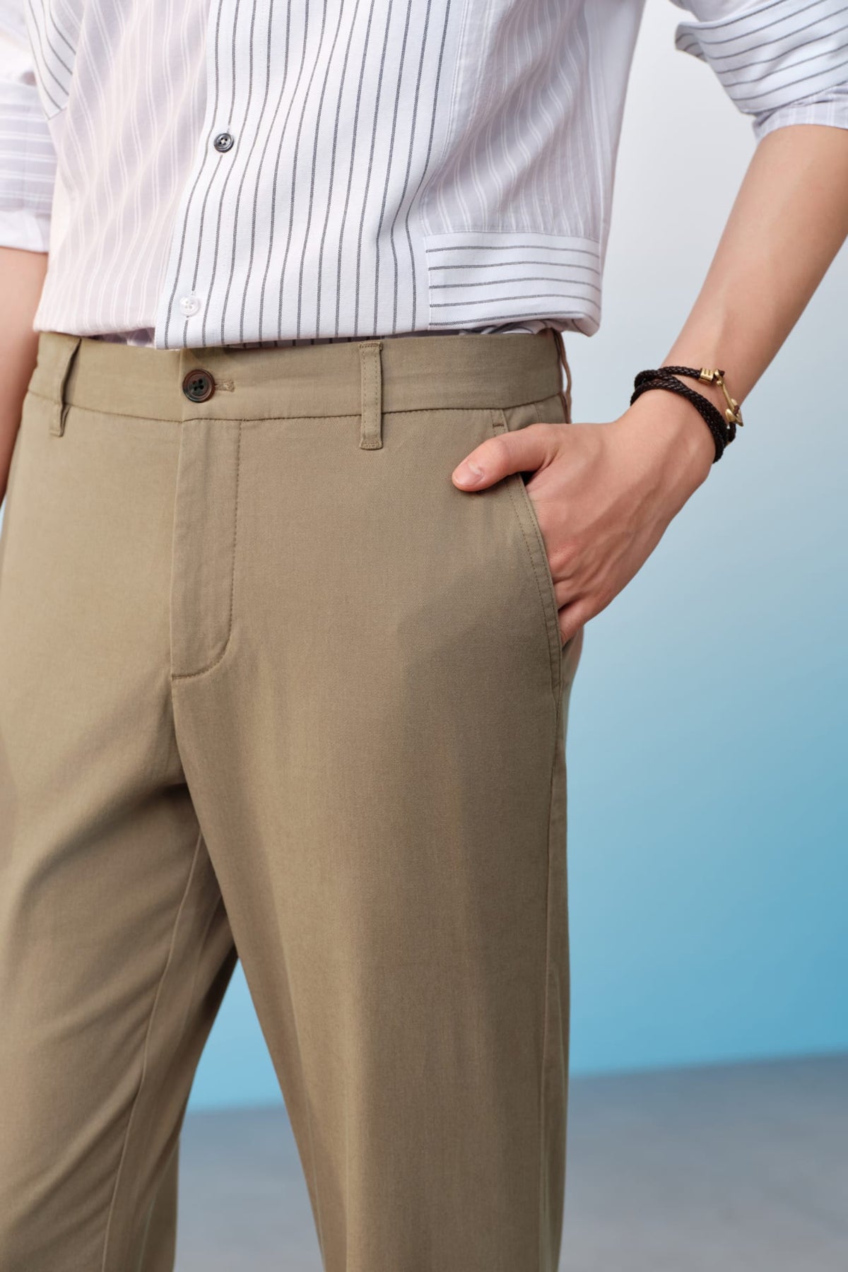 G2000 - Pants - Lyocell Blend Stretch Twill Regular Fit Casual Pants