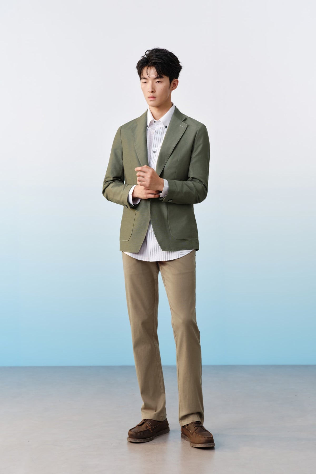 G2000 - Pants - Lyocell Blend Stretch Twill Regular Fit Casual Pants