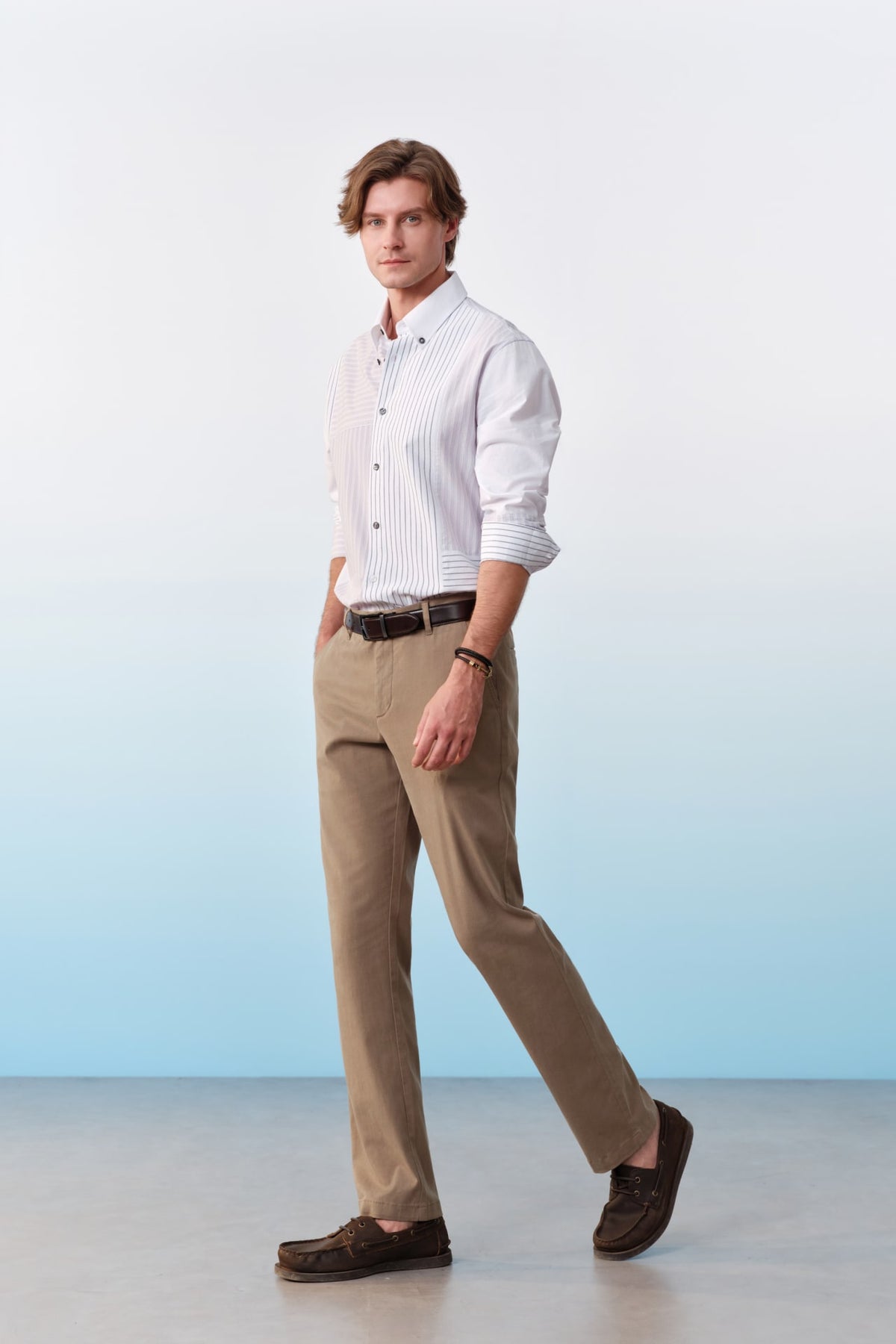 G2000 - Pants - Lyocell Blend Stretch Twill Regular Fit Casual Pants