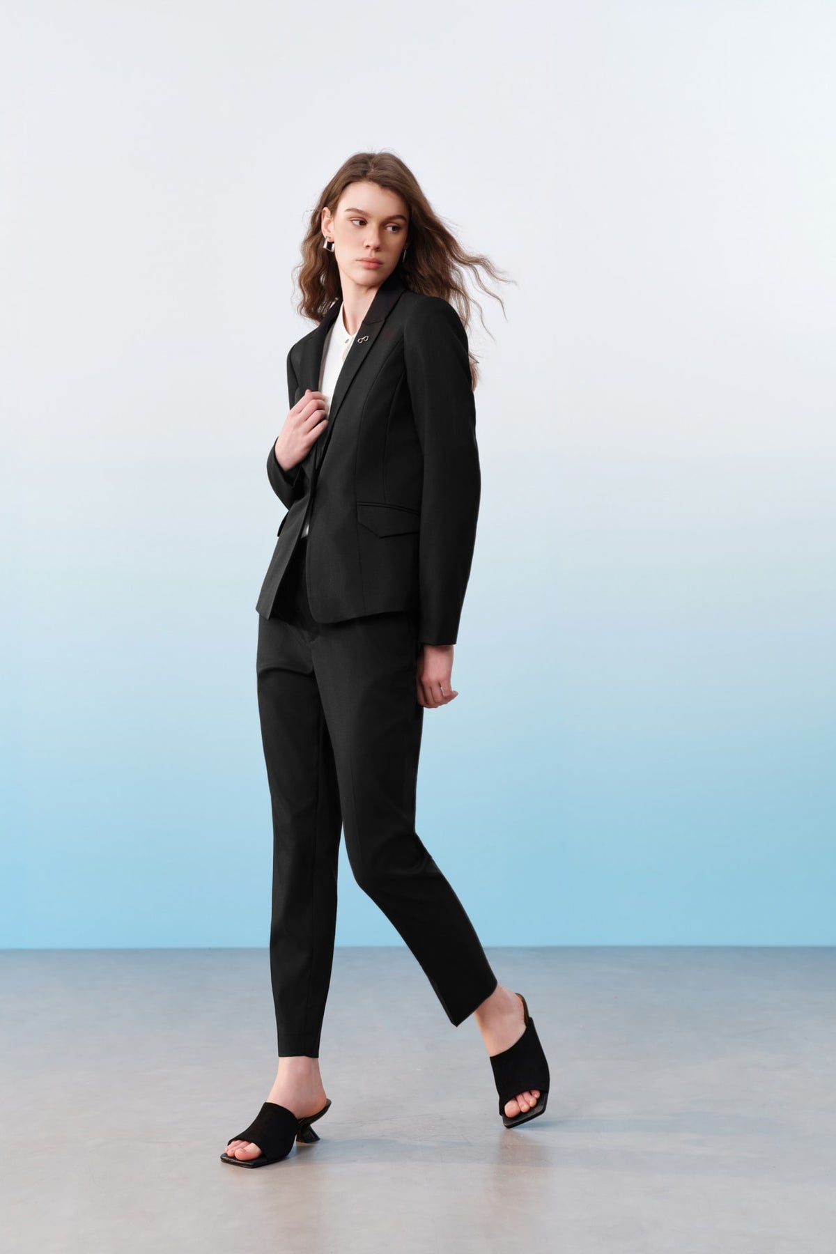 G2000 Suits Three-Proof Finish Twill Slim Fit Suit Blazer