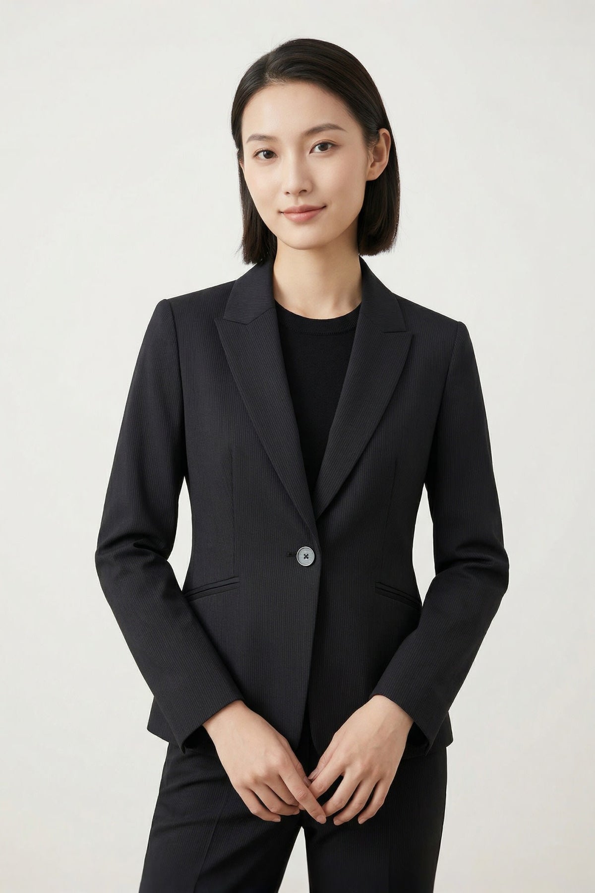G2000 - Suits - Cool Touch Dobby Slim Fit Suit Blazer - Black - Slim